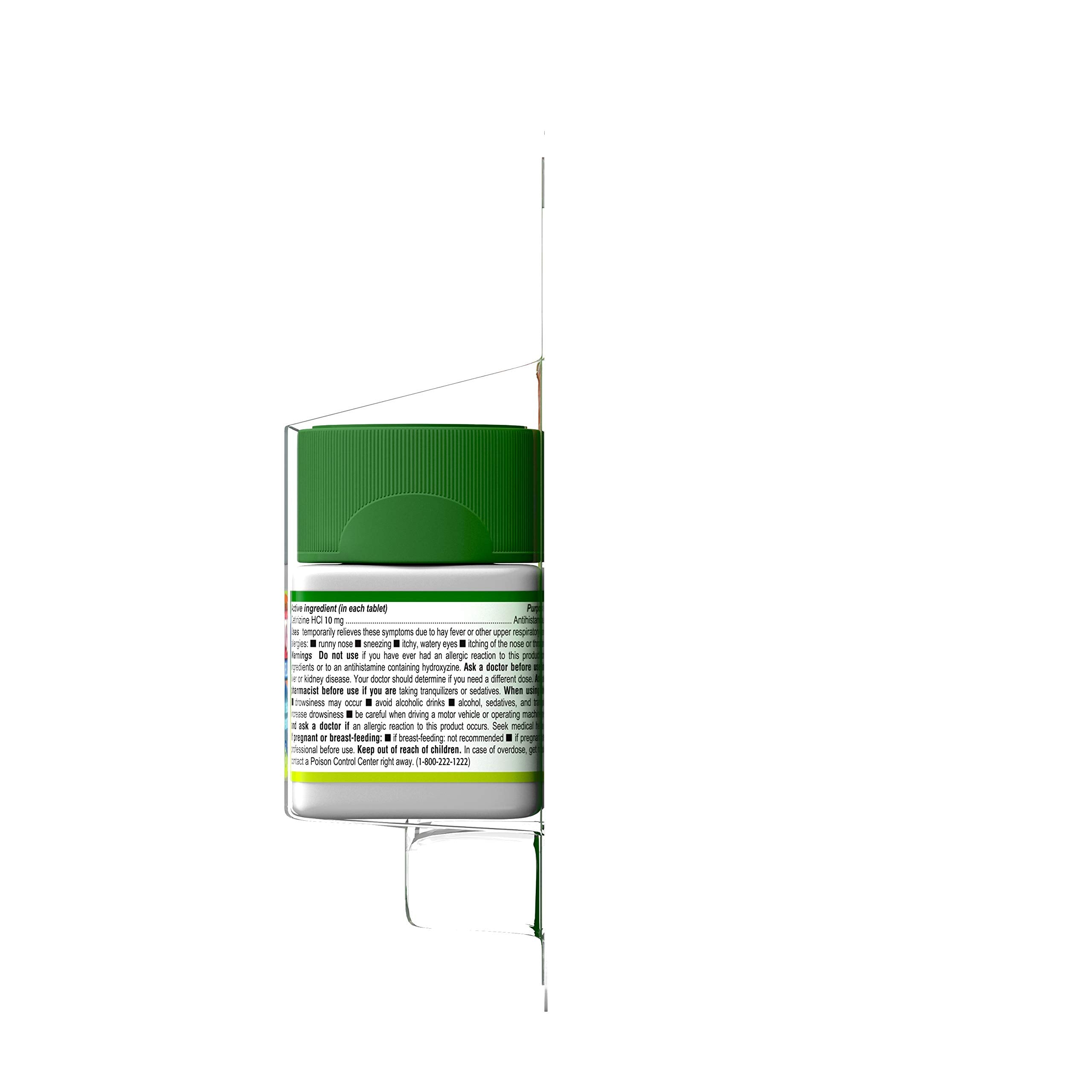 Zyrtec 90-count box open ready for daily dosing.