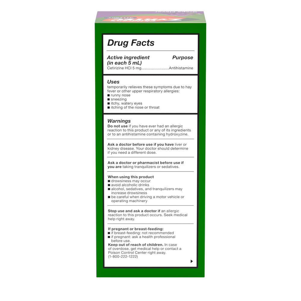 Zyrtec backpack-friendly packaging designed for easy take-along allergy relief on the go.