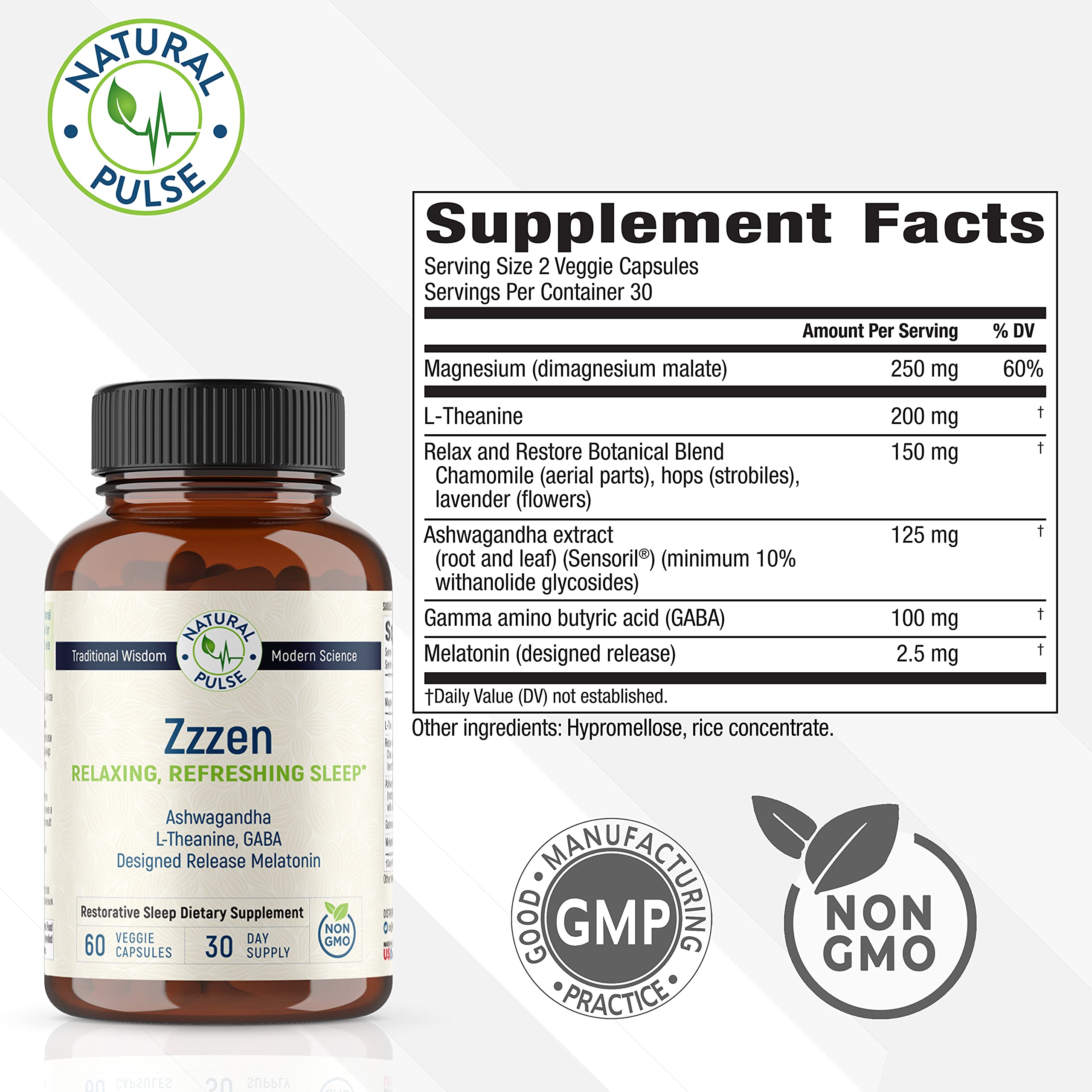 Magnesium supporting calm mood and sleep