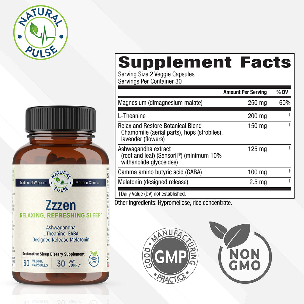 Magnesium supporting calm mood and sleep